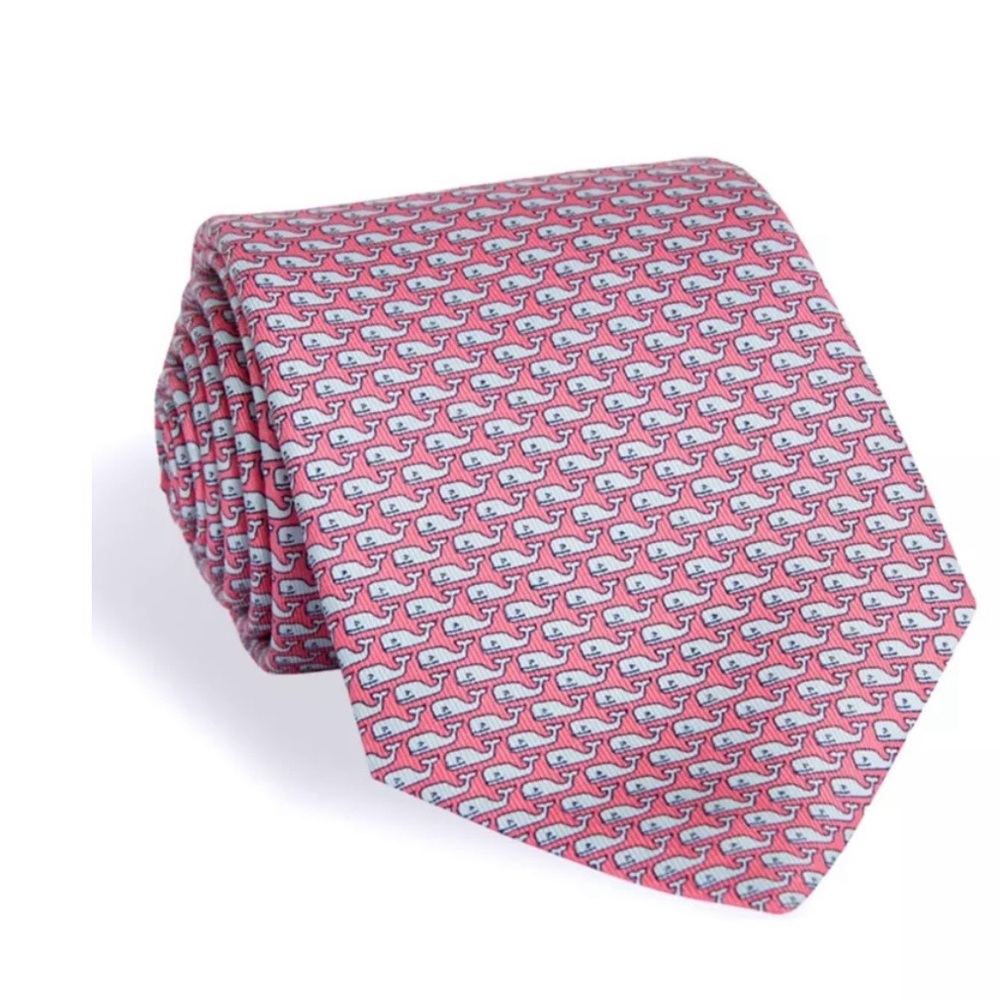 Vineyard Vines Whale Tie 100% Silk